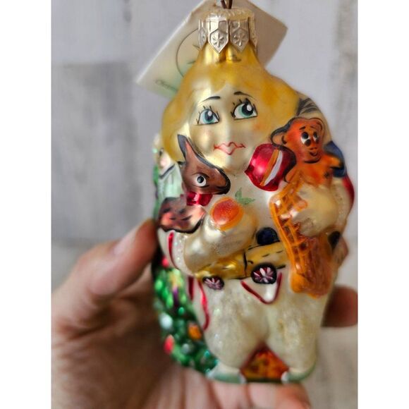 Radko xmas joy girl toys tree vintage ornament tree Xmas bunny - Picture 7 of 9